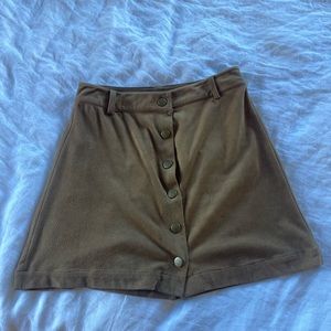 Marine Layer Suede A-line Skirt